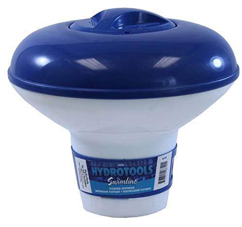 4) Hydro Tools 7" Large Swimming Pool/Spa Floating Dispenser 1" or 3" Tablets