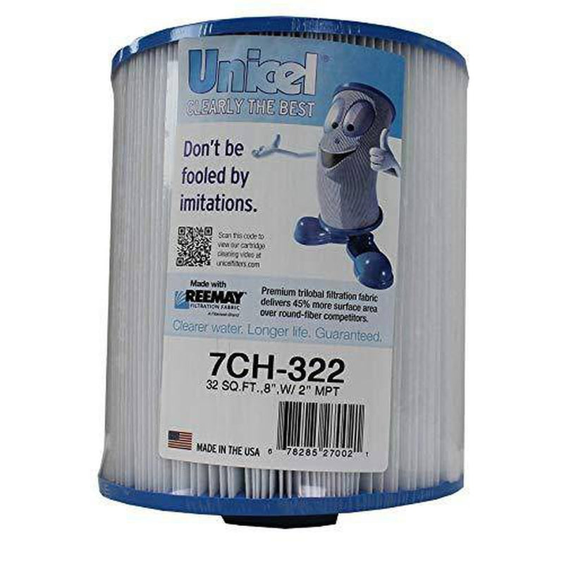 4) New Unicel 7CH-322 Replacement Spa Filter Cartridges 32 Sq Ft PAS35-2 FC-0420