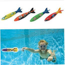 4 Pcs Summer Diving Toys Shark Throwing Toy Funny Swimming Pool Diving Game