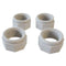 4) Polaris D15 Swimming Pool Cleaner 180 280 380 Feed Hose Nuts Part D-15, White