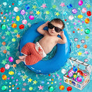 40 Pieces Diving Diamonds Set Diving Gems Pool Toys Colorful Summer Swimming Pool Diamonds Acrylic Gemstones Boy Girl Toys with 2 Pieces Treasure Pirate Boxes Gold Sliver Chests Underwater Party Toy