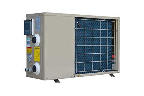 FibroPool Swimming Pool Heat Pump - FH120 20,000 BTU - for Above and In Ground Pools and Spas - High Efficiency, All Electric Heater - No Natural Gas or Propane Needed