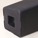 La Jolie Muse Tall Planters 26 Inch, Flower Pot Pack 2, Patio Deck Indoor Outdoor Garden Tree Planters, Black