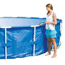 Bestway 12752E Steel Pro Above Ground Backyard Frame Pool for Kids & Adults, 15' x 48", Blue