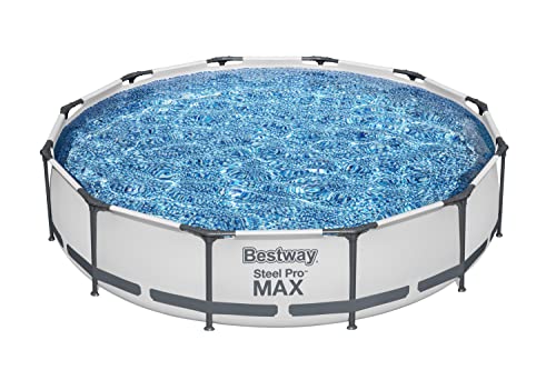 Bestway Steel Pro MAX Above Ground Frame Pools | 12' x 30" | Set Includes Pool & Filter Pump