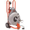 RIDGID 42007 K-750 Drum Machine with C-100 3/4 Inch x 100 Foot Inner Core Cable and AUTOFEED Control, Drain Cleaner Machine and Drain Cleaning Snake with Drain Auger