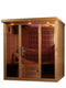 Golden Designs "Monaco" 6-person Near Zero EMF Far Infrared Sauna Canadian Hemlock