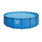 Bestway 12752E Steel Pro Above Ground Backyard Frame Pool for Kids & Adults, 15' x 48", Blue