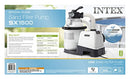 INTEX 26643EG SX1500 Krystal Clear Sand Filter Pump for Above Ground Pools, 10in