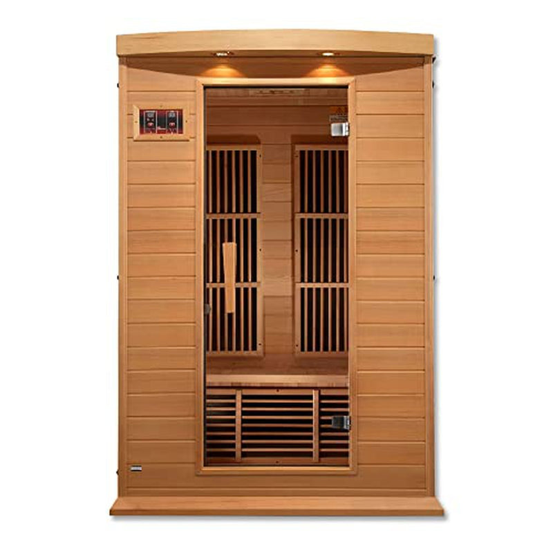 DYNAMIC SAUNAS Maxxus Toulouse MX-K206-01 Low EMF (Under 8 MG) FAR Infrared Sauna - Curb Side Delivery…
