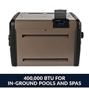 Hayward W3H400FDN Universal H-Series 400,000 BTU Natural Gas Pool and Spa Heater for In-Ground Pools and Spas
