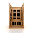 Maxxus Saunas Maxxus Gracia 1-2-Person Low EMF (Under 8MG) FAR Infrared Sauna, Curb Side Delivery