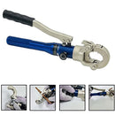 IBOSAD Copper Tube Fittings Hydraulic Pipe Crimping Tool with 1/2",3/4" and 1" Jaw Copper Pipe Press Crimper Pressing Pliers, with Pipe Cutter