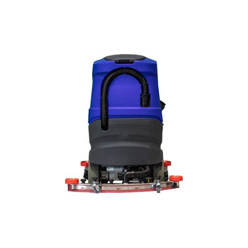 USA-CLEAN X26R Ride-On Auto Floor Scrubber Machine, 26 inch (750mm) Cleaning Path, Industrial Commercial Use, Large Tank Capacity, Battery Powered Quiet and Easy to Use