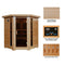 HeatWave BSA2420 4 Person Hemlock Carbon Infrared Sauna