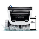 DOLPHIN Explorer E70 Robotic Pool [Vacuum] Cleaner with Wi-Fi – Schedule Pool Cleanings Anytime, Anywhere - Ideal for In-Ground Swimming Pools up to 50 Feet – No Hassle Storage with Included Caddy