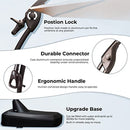 Grand patio 12 FT Deluxe NAPOLI Curvy Aluminum Offset Umbrella, Patio Cantilever Umbrella (Champagne, 12 FT)