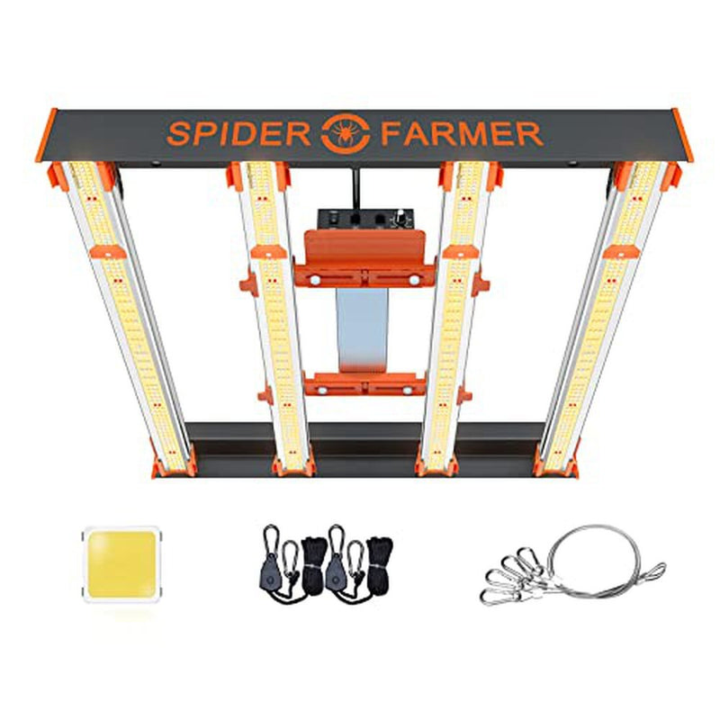 Spider Farmer SE3000 Bar Style LED Grow Lights 300W with 896Pcs Samsung LM301B Diodes 3x3ft Coverage Full Spectrum Dimmable Growing Lamp for Indoor Plants