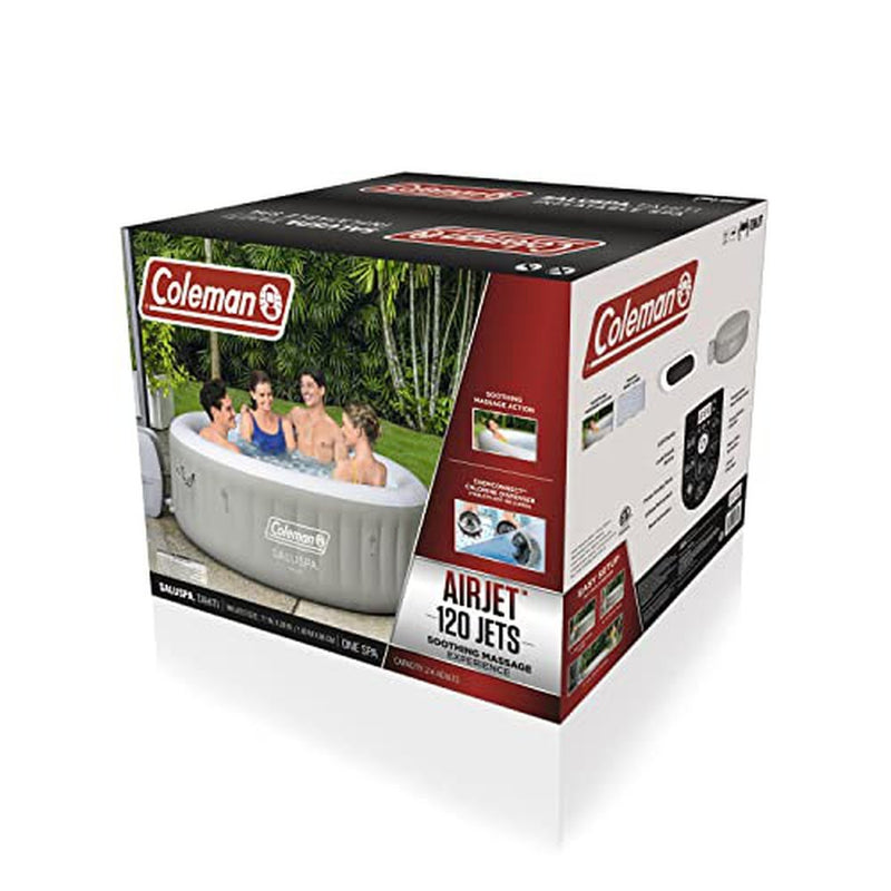 Coleman SaluSpa Tahiti Inflatable Hot Tub Spa, 2-4 Person AirJet Spa