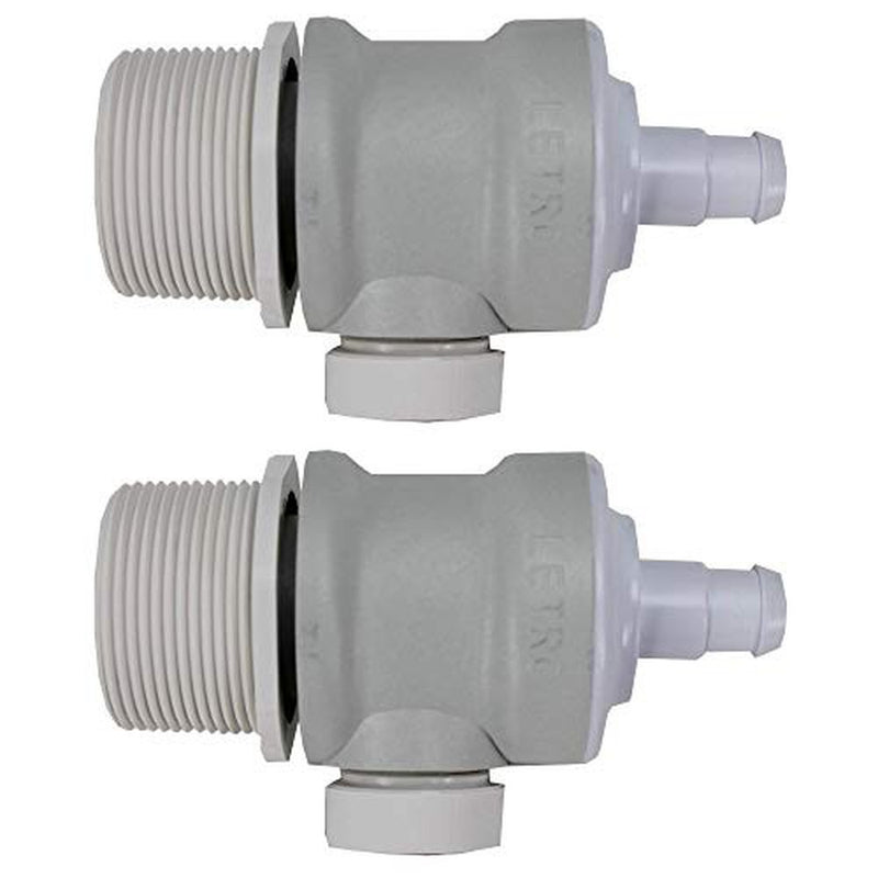Pentair Swimming Pool Cleaner Universal Wall Fitting | EW22 (2 Pack)