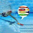 423 Safety Children Swimming Pool Treasure Hunting Diving Torpedo Ring Diamond Set Toy Gift
