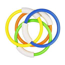 423 Safety Children Swimming Pool Treasure Hunting Diving Torpedo Ring Diamond Set Toy Gift