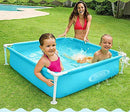 48” X 48” X 12”Square Above Ground Swimming Pools, Mini Frame Pool for Kids, Environmental Protection PVC Material, Frame Pool