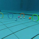4PCS/Lot Dive Ring Swimming Pool Accessory Toy Swimming Aid Safety Gear for Children Water Play Sport Diving Beach Summer Toy Kids Pool Fun, Colorful Easy to Find and Grab