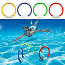 4Pcs/Lot Diving Rings Throwing Toys Children Swimming Pool Diving Floats Games Kids Summer Water Fun Dive Ring Pool Accessories - Color Ships from