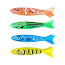 4PCS Throwing Torpedo Toy Torpedo Rocket Kids Underwater Dive Sticks Funny Bathing Toy 4 Colors Summer Pool Diving Game