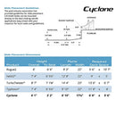 S.R.Smith 698-209-58123 Cyclone Right Curve Pool Slide, Sandstone