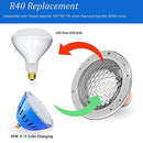 LED Pool Lights Bulb, RGB Muliti Color LED Pool Lights, E26 500 Watt Inground Pool Fixture Replacement Bulb for Hayward Pentair Housing120VAC 35 Watt, Color Changing and Rainbow Color Show at Night