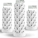 Nutraponics Hydroponics Tower - Hydroponics Growing System for Indoor Herbs, Fruits and Vegetables - Aeroponic Tower with Hydrating Pump, Timer, Adapter, Seeding Bed & Net Pots (48 Pots)