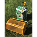 SIMPO Peat Moss Spreader Compost Spreader Lawn & Garden Spreader 24" x 16" x 59" Long Adjustable Handle