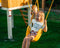 Avenlur Modern Outdoor Backyard Swing Set Children's Rock Climbing Wood Playground Playset 2 Belt Swings, Clubhouse Fort, Windows, Ladder, Wavy Slide Toddlers, Kids Climbers Play Adventure Rock 3-11yr