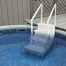 32 Inch Safety Step Above Ground Swimming Pool Ladder /W Handle Slip Prevent