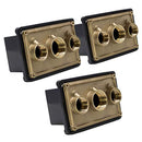Pentair 78310700 1" Black Junction Box Pool Spa Light Port Replacements (3 Pack)