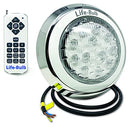 Life-Bulb LED Color Changing Wall Mount Pool Light with Remote | 50ft Cable | 12V 60W | Lifetime Replacement Warranty | No Drilling Required Installation Kit