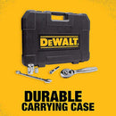 DEWALT Mechanics Tool Set, SAE and Metric, 1/2, 1/4, 3/8 Drive Sizes, 192-Piece (DWMT75049)