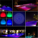 Color-Changing LED Pool Lights 120V 40W for Inground Pool, 16 Light Shows, Color Memory Remote Control (120VAC, 40Watt)