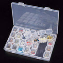 5D Diamond Painting Accessories 28 Grids Embroidery Craft Bead Pill Storage Boxes，1PCS