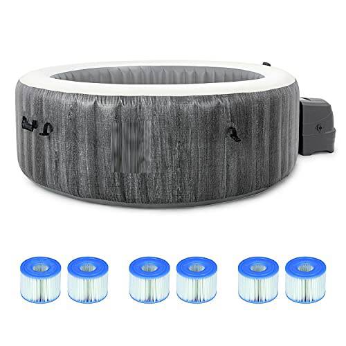 6 Person Hot Tub with 6 Type Filter Cartridges Hot tub Hot tub accessories Jacuzzi hot tub Bath tub Hot bathtub Jacuzzi tub Accessory for jacuzzi Appurtenance to tub Accessories toward bathtub Hot tub