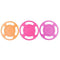 6 Pieces Colorful Diving Rings Kids Swimming Pool Toy