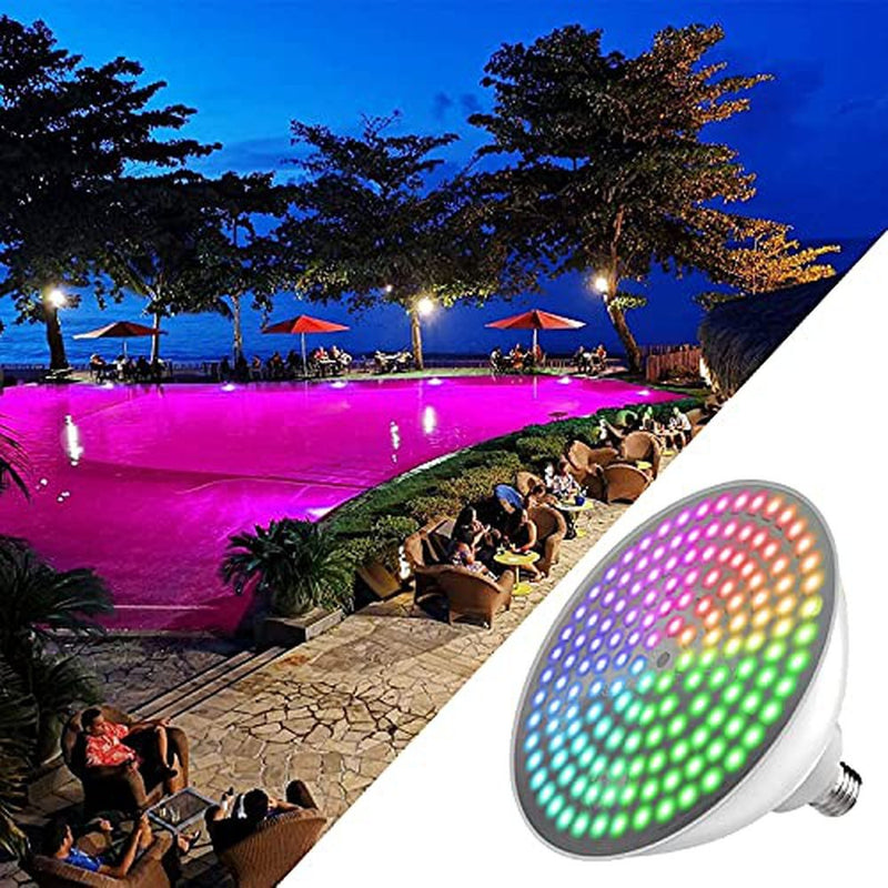 XSH LED Pool Lights Bulb 120V 35W RGB Color Changing Pool Lights Bulb Lifetime Replacement Warranty Replacement LED Bulb for Pentair and Hayward Fixture inground