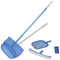 vidaXL Pool Cleaning Set Brush 2 Leaf Skimmers 1 Telescopic Pole