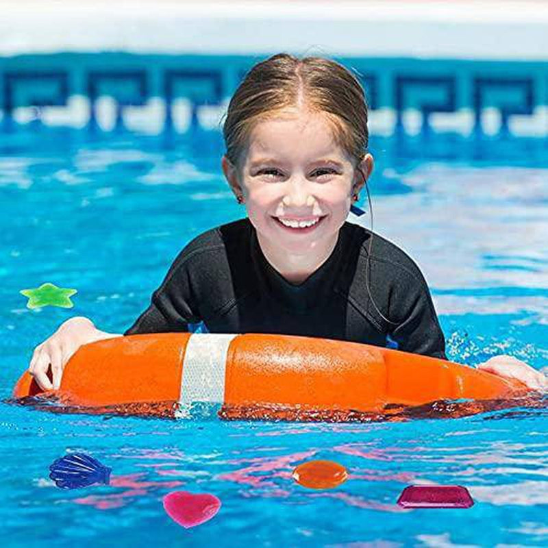 8Pcs Diving Pool Toys - Diving Aquatic Swimming Toy Diving Stone - Colorful Gem Pirate Diving Toys Set Summer Underwater Swimming Toy Set Games for Kids
