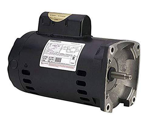 A.O. Smith B2852 3/4 HP, 3450 RPM, 1 Speed, 230/115 Volts, 5.4/10.8 Amps, 1.25 Service Factor, 56Y Frame, PSC, ODP Enclosure Square Flange Pool Motor