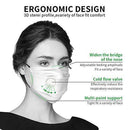 Activated Carbon Windproof mask,Tropical Fish Figures with Zebrasoma Anemonefish Dive Nemo Aqua Home Decor,Facial decorations for Baby