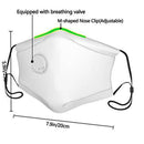 Activated Carbon Windproof mask,Tropical Fish Figures with Zebrasoma Anemonefish Dive Nemo Aqua Home Decor,Facial decorations for Baby