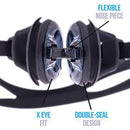 Adult Size Anti-Fog Swimming Goggles - Includes Bonus Case! (Pink)